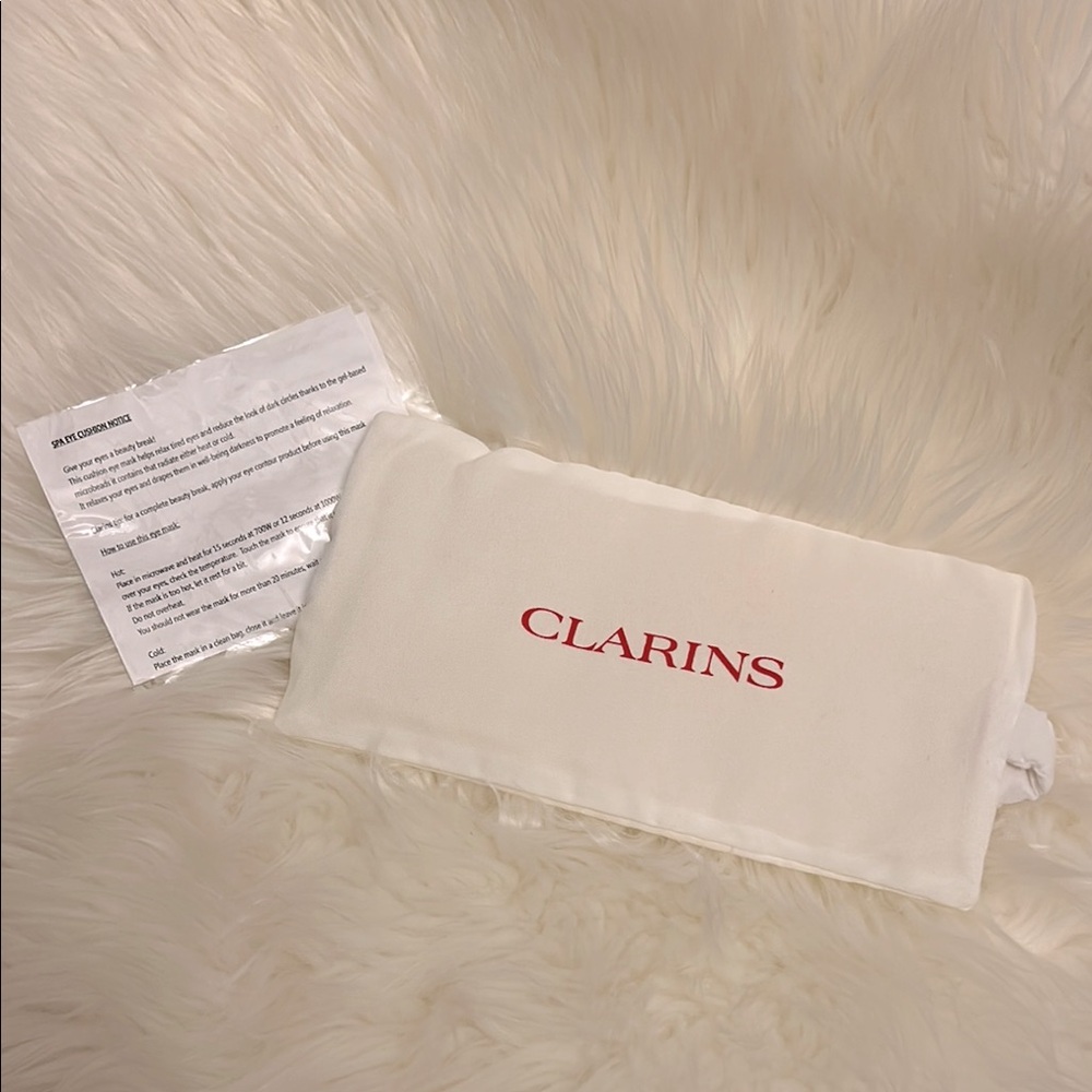 New! Clarins CLA-3729 Gel Mask Spa Eye Cushion
